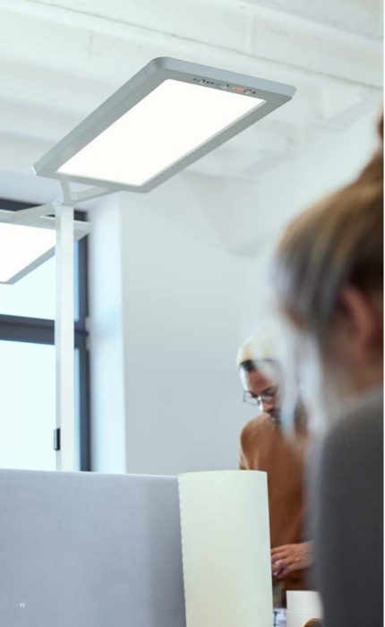 Waldmann Stehleuchte Büro Moderne Waldmann-Stehleuchte für ergonomische Bürobeleuchtung